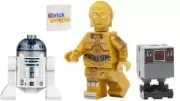 LEGO Star Wars: R2-D2 and C-3PO Minifigures with Gonk Droid (GNK)