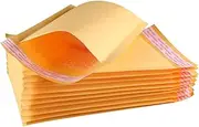 KALLORY 50pcs Mailers Padded Envelopes for Shipping Kraft Bag Envelopes Self-Seal Waterproof Office Film