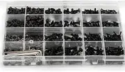 1060Pcs Flat Hex Socket Cap Screw Kit Parts M2 M2.5 Carbon Steel Countersunk Bolt Screw Nut Assortment Kit