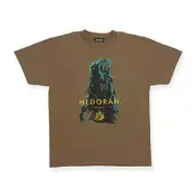 Godzilla Hedorah 50th Anniversary Photo T-shirt Brown TOHO Godzilla Store Japan