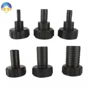IBC Tank Adapter Inlet S60X6 Thread to 1/2"- 2" inch Hose black Pipe Connector