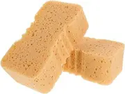 SWOOMEY 2pcs Large Car Wash Sponges High Density Foam Cleaning Pads for Car Kitchen Bathroom and Household Use Exceptional Water Absorption and Versatile Scrubbing Orange