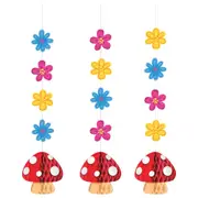 Party Gnomes Hanging String Cutouts & Honeycombs 3 Pack