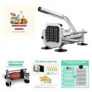 French Fry Cutter, Heavy Duty Potato Slicer, Stainless Steel Potato Cutter wi...