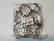 Metal Cookie Cutters, Moons, Stars, Clouds, Etc… All New! (9) Total