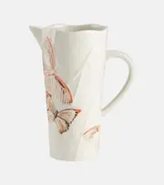 [Bordallo Pinheiro] Bordallo Pinheiro Cloudy Butterflies pitcher by Claudia Schiffer