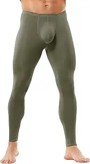 [YOOBNG] Mens Long Activewear Leggings Solid Casual Training Tights Leggings Workout Trousers Yoga Pants