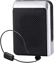 Portable Voice Amplifier with Headset Microphone Personal Speaker Mic Rechargeable Ultralight for Teachers, Elderly, Tour Guides, Coaches, Presentations, Teacher