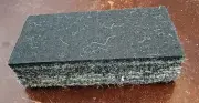 (10 pack) Dry erase felt erasers grey and black with hard backing for hand side