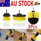 3PCS Drill Power Brush Scrubber Drill Attachments For Carpet Tile Grout Cleaning