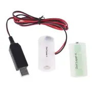 LR14 C Battery Eliminator USB Power Supply Replace 1 to 4pcs 1.5V C Cell Battery