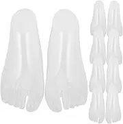 SEWACC 5 Pairs Shoes Display Stands Shoe Fitter Racks Shoe Rack Inserts Stretcher Shoe Mannequin Shoe Stand Holders Shapers Stocking Socks Mannequin Feet Models