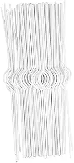 Generic 150pcs Calendar Hook Clothes Hanging Rack Wall Calendars Poster Frames Advent Calendar for Advent Calendars Hanging Hooks Wire Hangers for Desk Calendars Iron White