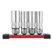 Milwaukee 48229195 - Spark Plug Socket Set - 3/8" Drive - 4 Piece on Rail