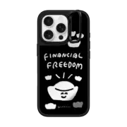 iPhone 16 Pro Mirror Ring Stand Case MagSafe Compatible Financial Freedom2
