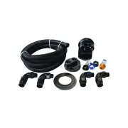 Aeroflow Billet Oil Filter Remote Mountkit Single Filter Kit -10 Hose AF64-2042