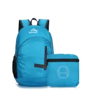 22L Outdoor Folding Backpack Waterproof Shoulder Rucksack Storage Bag Men Women Sports Travel BLUE COLOR