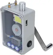 Hand Crank Generator,Emergency Power Supply, Portable Generator with COB Light for Outage, Camping, Off Grid Living Supplies, USB Charger, Integrated Lighting and Ignition Design