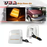 For 1995-2005 Chevrolet Astro Safari Clear Amber LED Parking Corner Lights Set (for: Chevrolet)