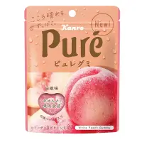 在飛比找蝦皮商城優惠-【Kanro】日本最新PURE白桃軟糖 桃味軟糖-丹尼先生雜