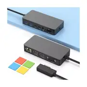 Microsoft Surface Dock Triple Displays Dual HDMI+VGA with Power Adapter,12 in...