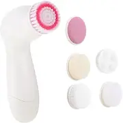 Ipetboom Set Facial Brush Facial Cleansing Instrument Face Scrubber Household Facial Cleaner Face Cleaning Brush Portable Facial Cleansing Brush Face Plastic Rosy