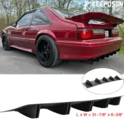 For Ford Mustang GT Rear Lip Bumper Diffuser Shark Fin Spoiler Wing Lip Splitter (for: Ford)