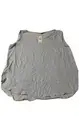 Nwt Womens Loft Light Blue Sleeveless See Through Lightweight Blouse/top Large