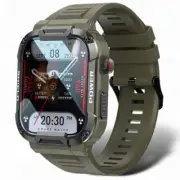 Men Bluetooth Watches Rectangle Music Playback Fitness Tracker LED Smartwatch