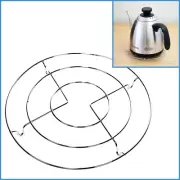 17cm Round Hot Pot Pan Stand Trivet Server Carafe Stainless Steel Kitchen Holder
