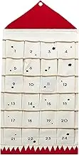 Fabric Advent Calendar 24 Pockets Christmas Advent Calendar 2023 DIY Empty to Fill Yourself Hanging Storage Organiser DIY