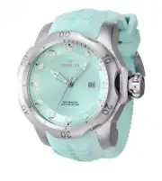 NEW Invicta Men's 53.7mm Venom Quartz Turquoise/Silver Tone 1000m SS Strap Watch