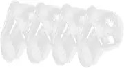 Abaodam 4Sets Transparent Baseball Cap Display Stands Durable Hat Support Holders for Storage and Protection Against Deformation for Organizing Caps Bedroom