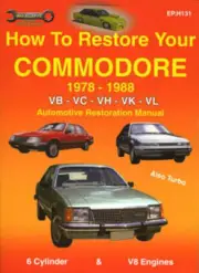 How To Restore Commodore VB VC VH VK VL Workshop Manual