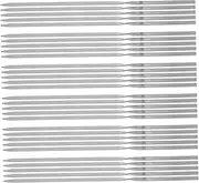 MINAOLULUS 1 Set Stainless Steel Barbecue Skewers Reusable Grilling Accessories for Meat Vegetables Durable Heat Insulation Design for BBQ Parties and Outdoor Cooking