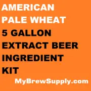 American Pale Wheat Homebrew 5 Gal Beer Extract Ingredient Kit - My Brew Supply