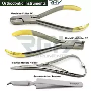 Orthodontic Ligature Hard Wire Cutter TC & Distal End Dental Mathieu Plier