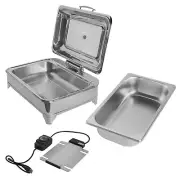 9.5QT Electric Chafing Dish 1/2/3 Tray Buffet Servers Chafer Food Warmer Stove