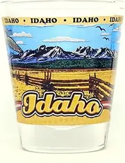 Idaho State Wraparound Shot Glass, Glassware