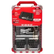 Milwaukee 49-22-5603 38PC Metric Tap & Die PACKOUT Set w/ Hex-LOK 2-in-1 Handle