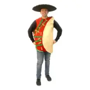 NEW Tom Foolery Taco Costume By Spotlight