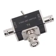 2 Way Antenna Switch 100W 0-50MHz BNC Connector Manual Antenna Conversion Switch