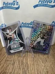 2024 panini mosaic prizm 2 card lot Trevor Lawrence and Travis Etienne Jr.