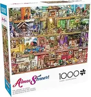 Buffalo Games - Aimee Stewart - The Library of Dogs - 1000 Piece Jigsaw Puzzle for Adults Challenging Puzzle Perfect for Game Nights - Finished Size 26.75 x 19.75