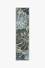 75' x 305' | Machine Washable Runner Rug | Kid & Pet Friendly | Indoor Rug | Monstera Jade Rug | Ruggable