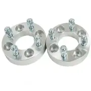 (4) 2" (1" per side) Wheel Spacers 4x4 to 4x4 for Yamaha Golf Cart M12x1.25 Stud