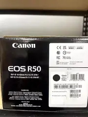 Canon EOS R50 Mirrorless Camera, RF-S 18-45mm f/4.5-6.3 IS STM + RF-S 55-210mm f
