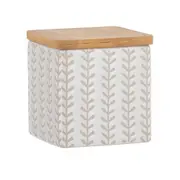Ladelle Orion Designed Premium Coffee/Tea Storage Canister Assorted White