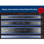 GALAXY Tools Stainless Steel Model File Stick Hobby Craft Tools 5mm/10mm/15mm