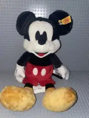 Mickey Mouse Steiff Disney 12" Plush Stuffed Animal New With Tags